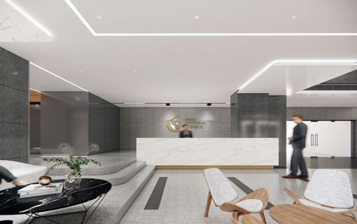 紫光发展大厦前台 