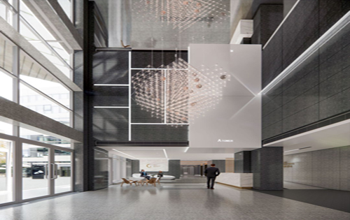 紫光发展大厦大堂 